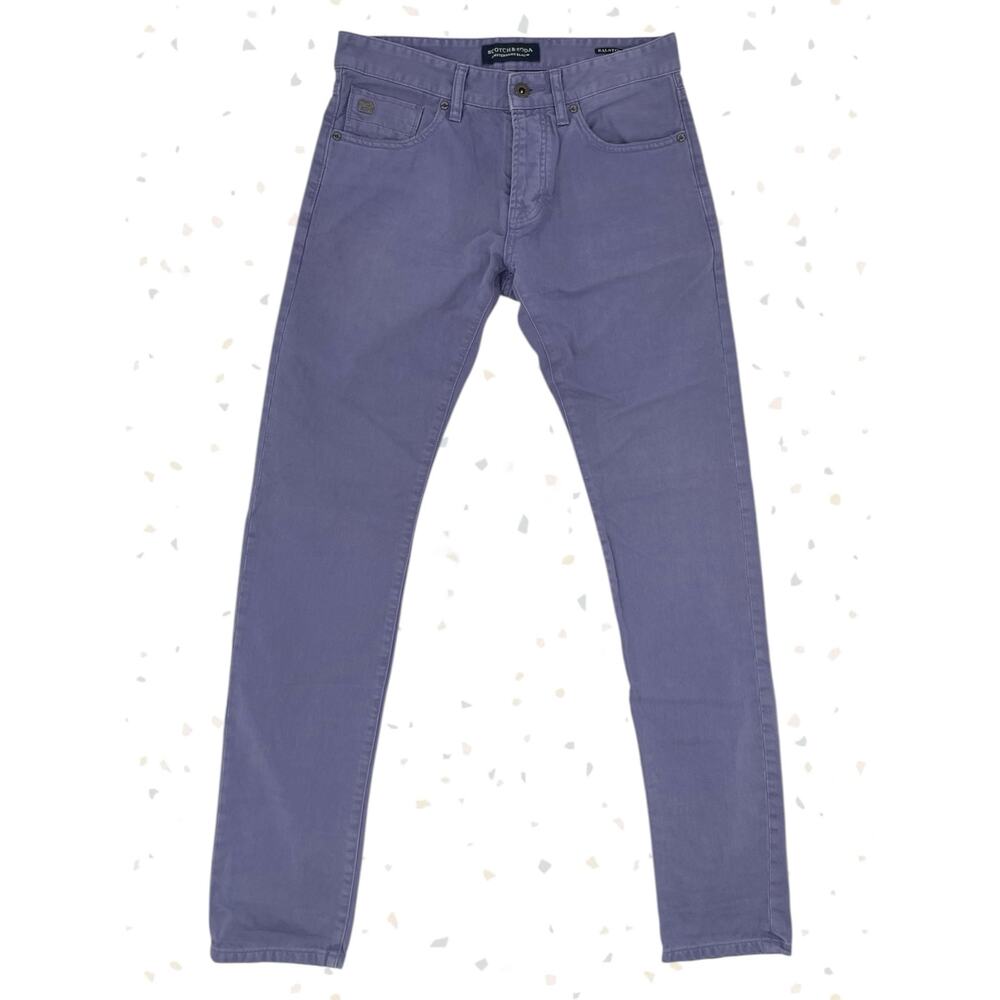 Scotch & Soda Purple Fade Denim Skinny Jeans 100% Cotton Ralston Size 29 x 34